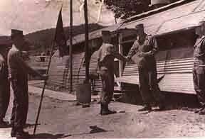 My receiving a citation from General Jark while assigned Btry B, 31st FA, 7th Div, Munson-ni, Korea