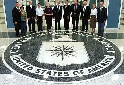 TD and Doris Barnes with Roadrunners Associates at CIA Headquarters September 2007